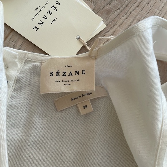 Sezane Rick Organic Bow Shoulder Tie. 38 - Picture 14 of 14